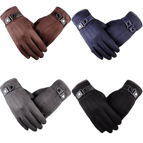 mens thermal leather gloves